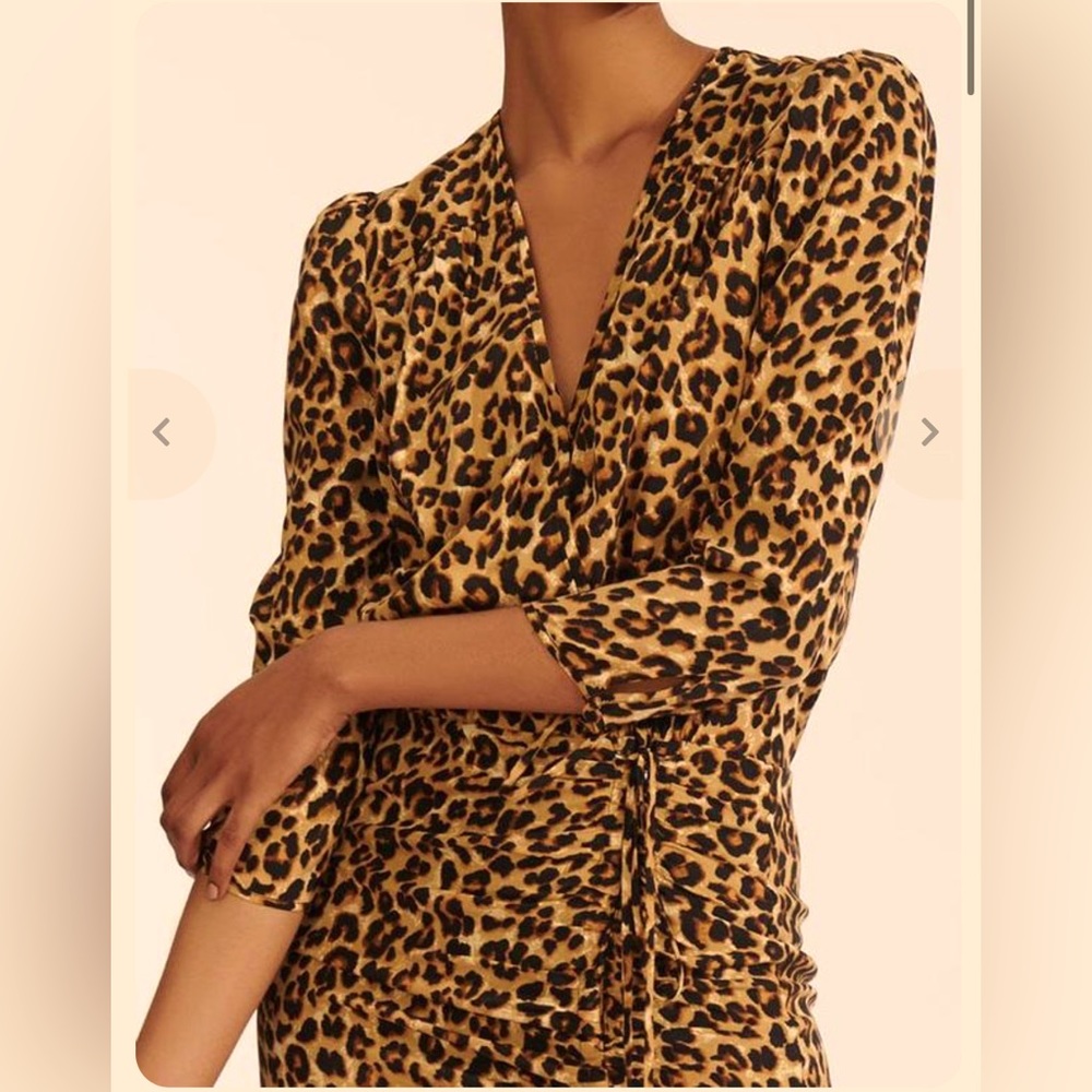 Veronica Beard Arielle dress leopard New with no tags